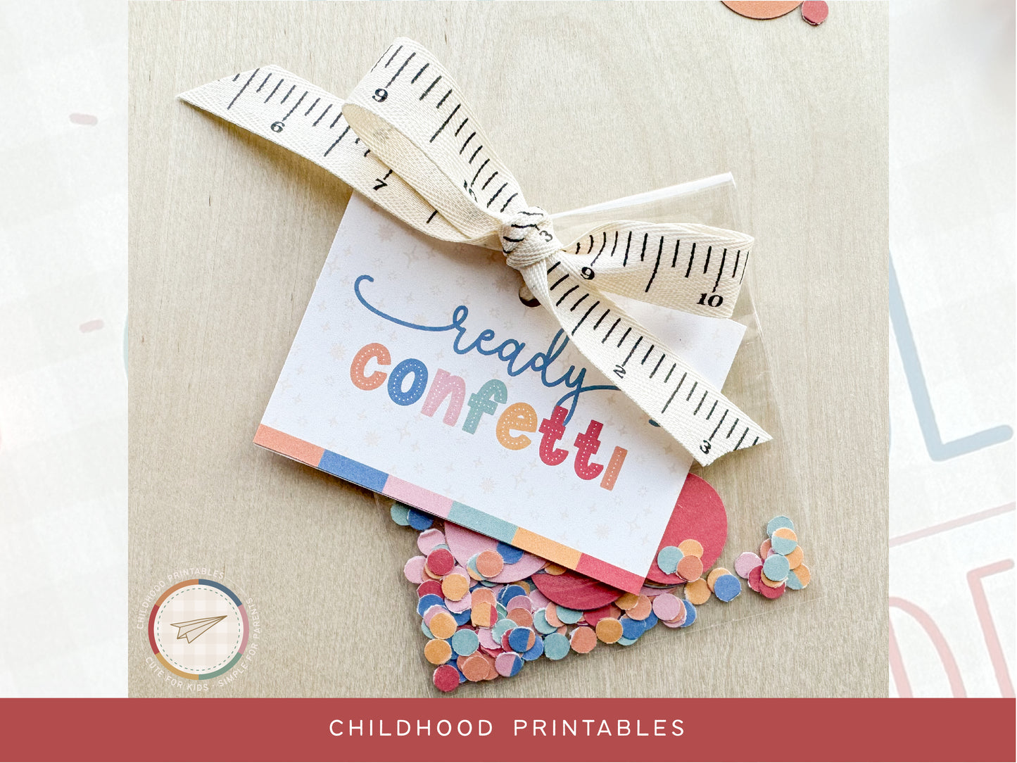 Printable Ready Confetti For Back To School, Digital Download