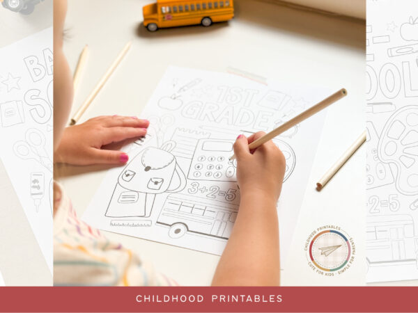 GradeLevelColoringSheetSetChildhoodPrintables2 GradeLevelColoringSheetSetChildhoodPrintables2