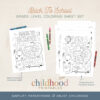 GradeLevelColoringSheetSetChildhoodPrintables5