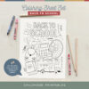 GradeLevelColoringSheetSetChildhoodPrintables6