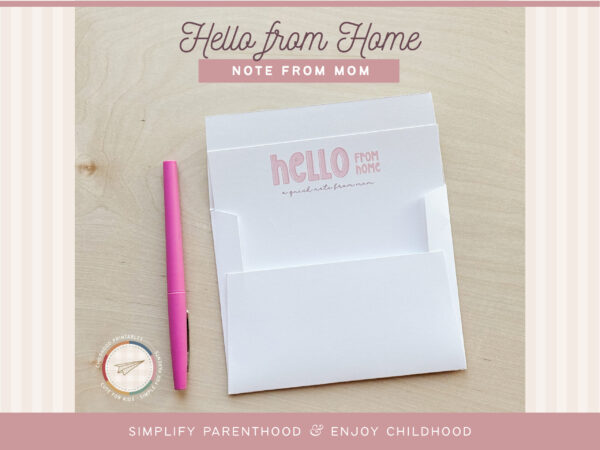 HelloFromHomeNoteFromMomPinkChildhoodPrintables5 HelloFromHomeNoteFromMomPinkChildhoodPrintables5