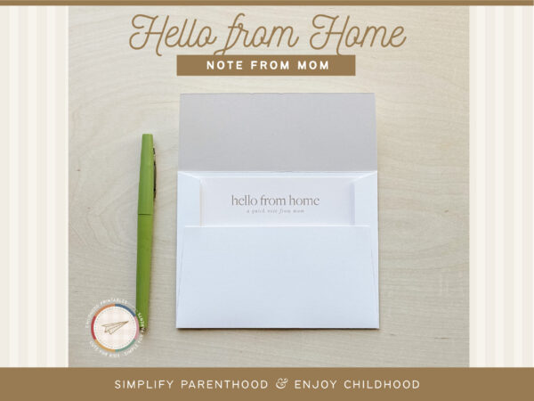 HelloFromHomeNoteFromMomTanChildhoodPrintables5 HelloFromHomeNoteFromMomTanChildhoodPrintables5