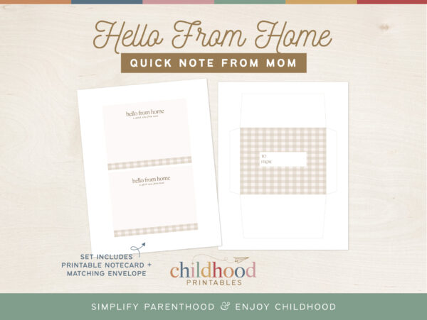 HelloFromHomeNoteFromMomTanChildhoodPrintables6 HelloFromHomeNoteFromMomTanChildhoodPrintables6