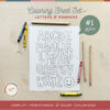 LettersAndNumbersColoringSheetSetChildhoodPrintables1