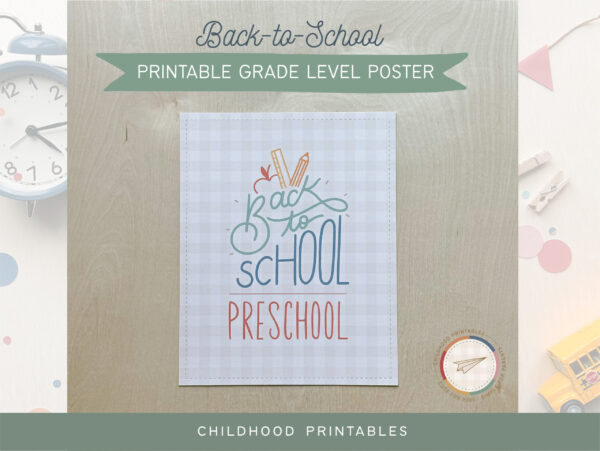 PrintableBackToSchoolGradeLevelPoster-13 PrintableBackToSchoolGradeLevelPoster-13
