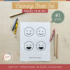 SmileyFaceColoringActivitySheetSetChildhoodPrintables-01