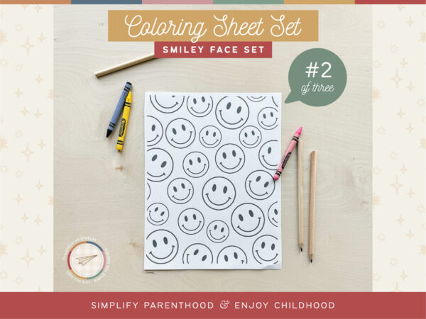 SmileyFaceColoringActivitySheetSetChildhoodPrintables-02 SmileyFaceColoringActivitySheetSetChildhoodPrintables-02