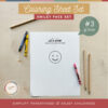 SmileyFaceColoringActivitySheetSetChildhoodPrintables-03