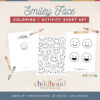 SmileyFaceColoringActivitySheetSetChildhoodPrintables-06