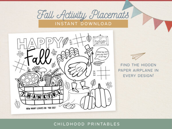 Fall Activity Placemats-06 Fall Activity Placemats-06