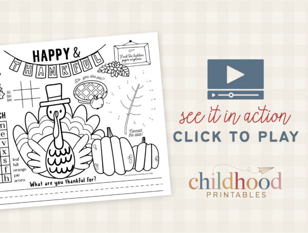 Fall Activity Placemats-11 Fall Activity Placemats-11